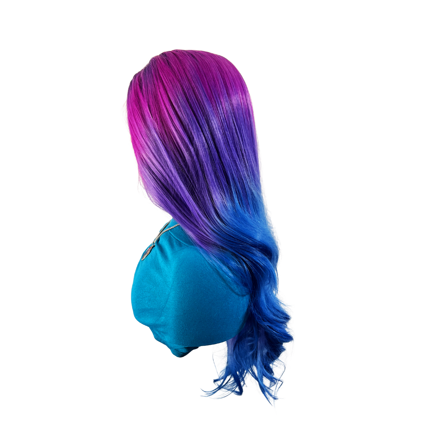 Sugar Plum - Ombre purple and blue lace frontal free parting space