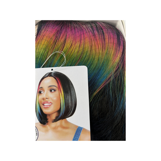 Rainbow wigs Lazygirl Approved