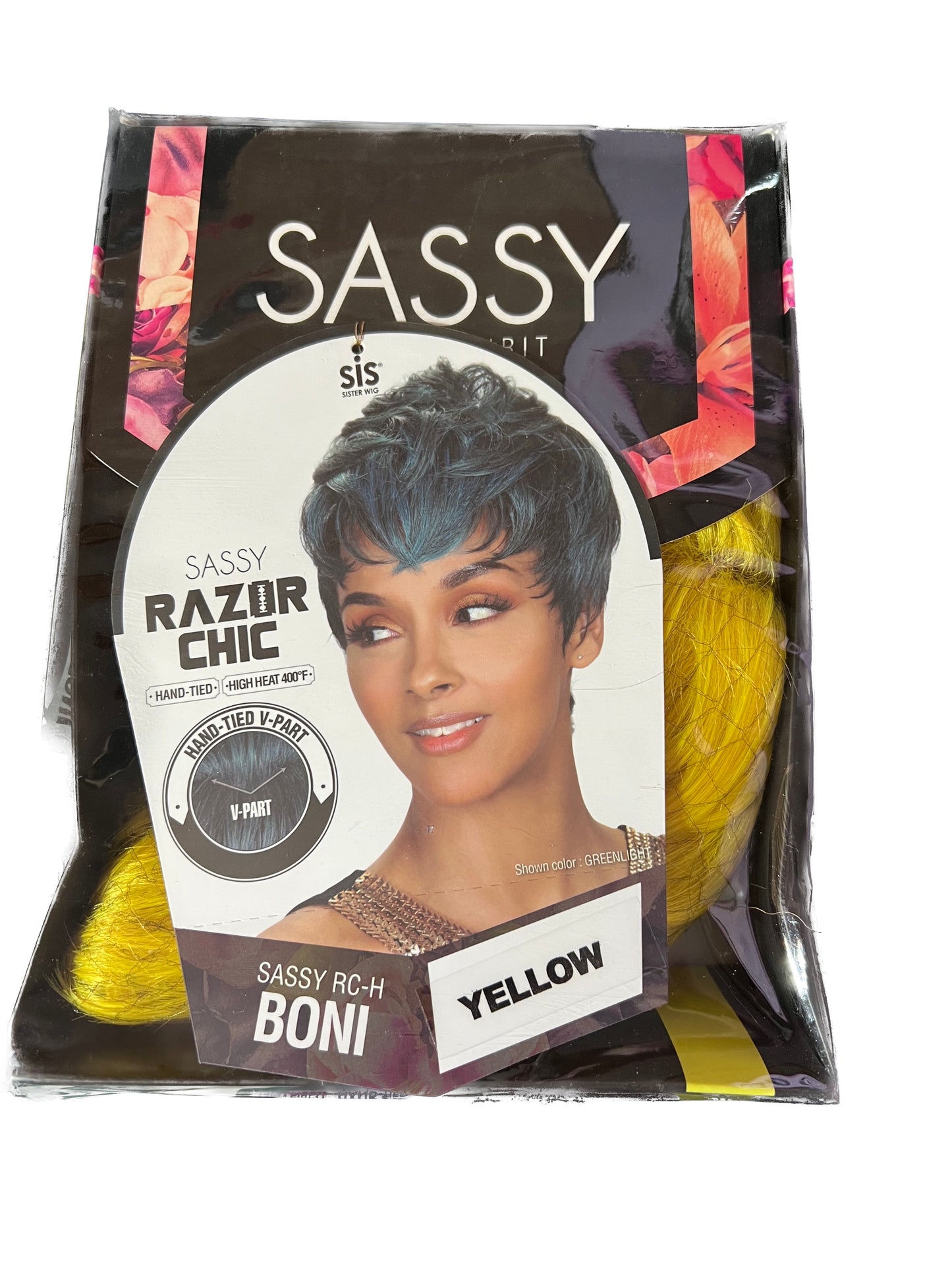 Zury Sis Sassy Lively Spirit Razor Chic Wig - H Boni - YELLOW