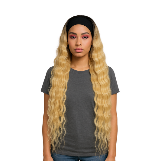 Zury Sis Synthetic Hair Headband Wig - VB H CRIMP 30"