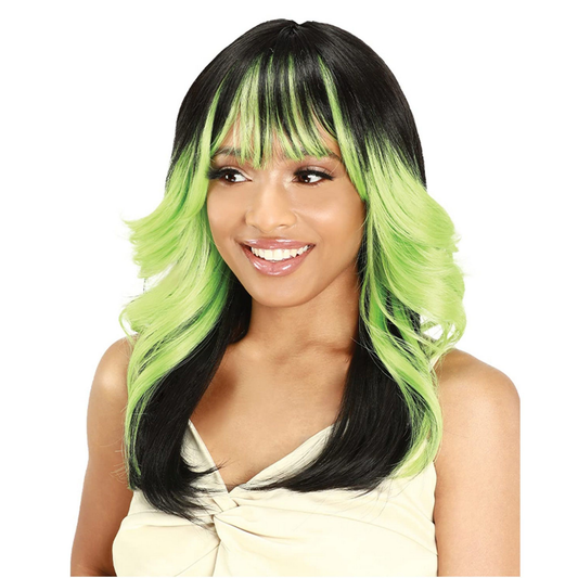 Zury Colorpoint Under Highlight Wig - FW Flower FF NEON GREEN