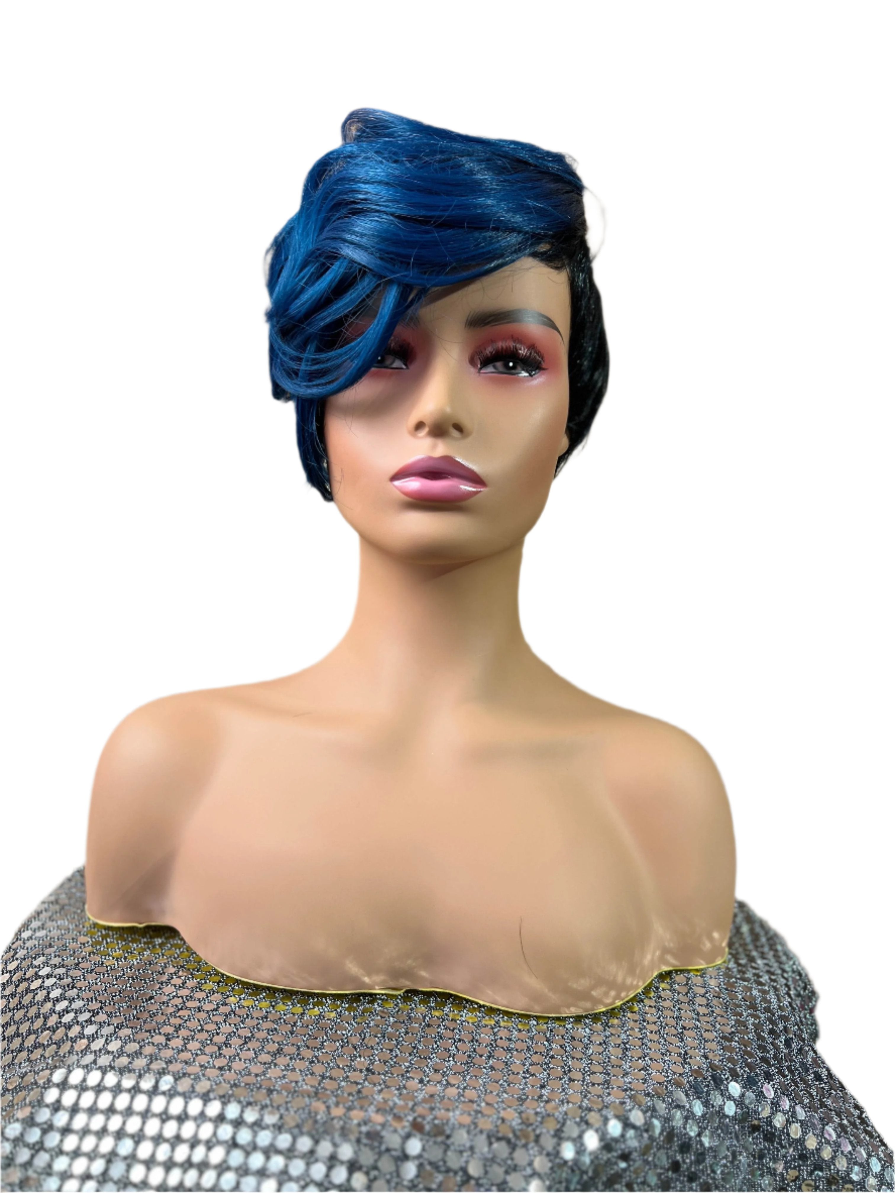 Blue pixie outlet wig