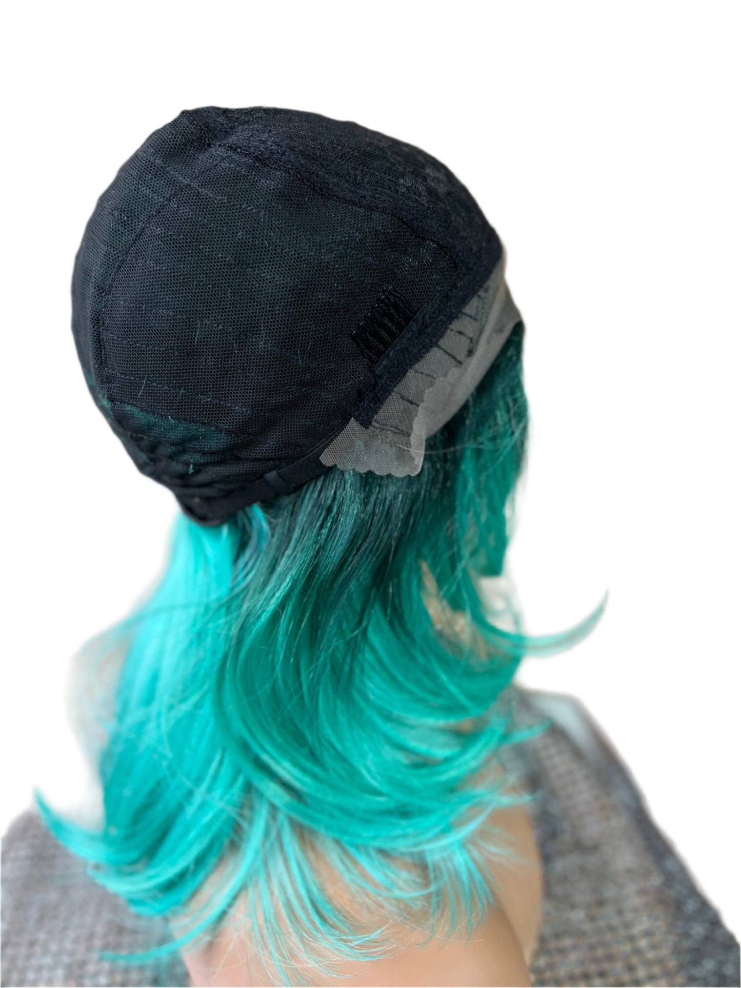 Jade - Synthetic Green Lace front Wig