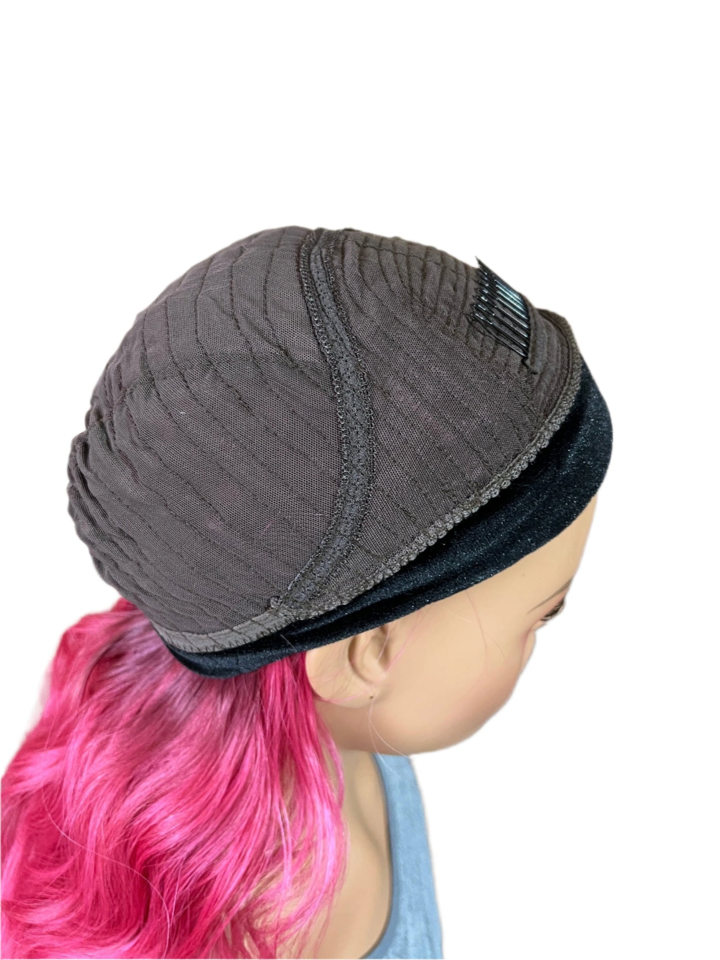 Trisha - Ombre pink headband wig