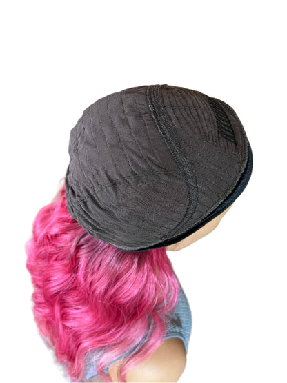 Trisha - Ombre pink headband wig