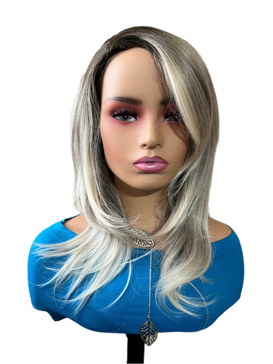 Gretchen - Light Brown and Ash Blonde synthetic wig