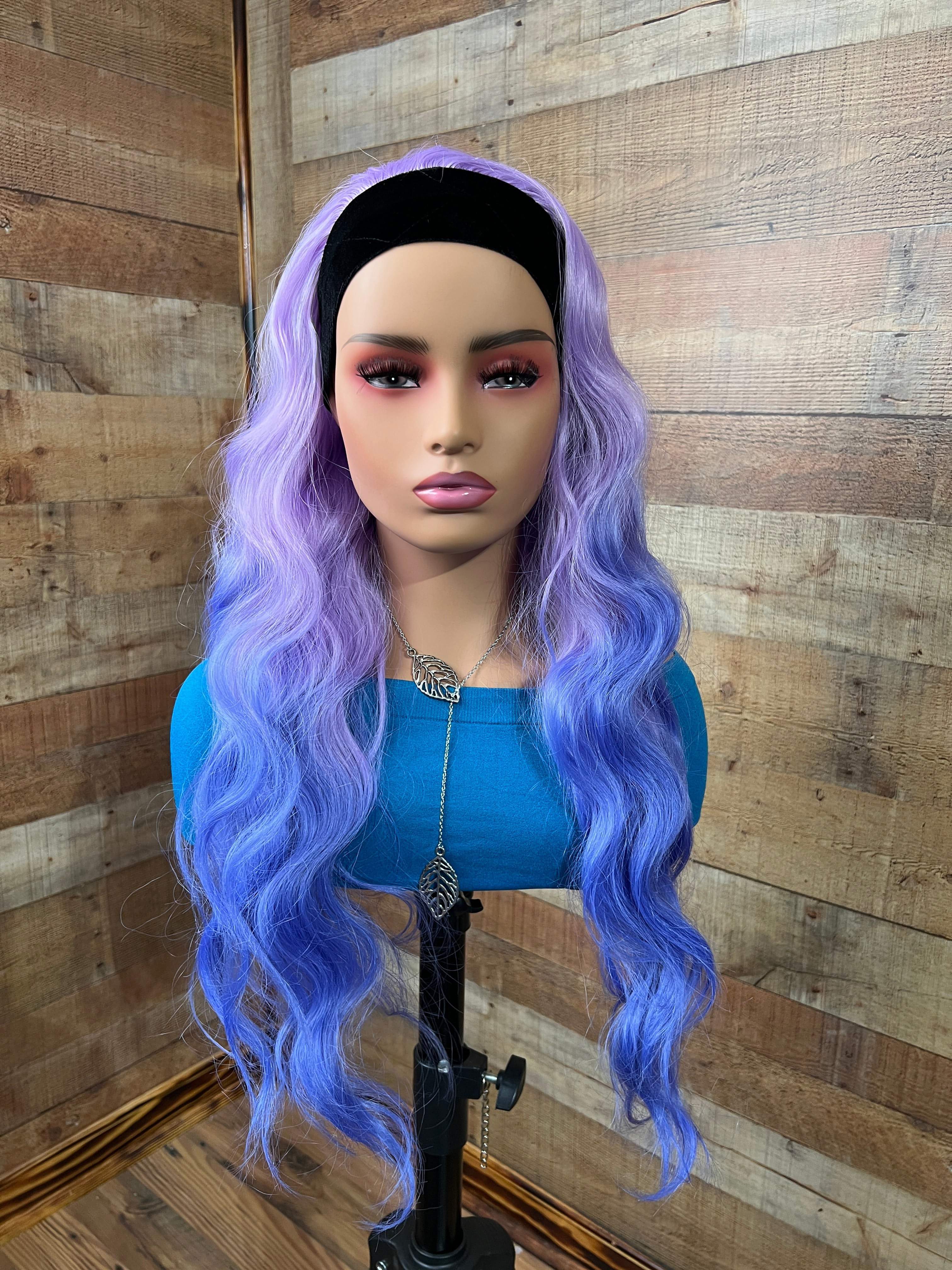 Nala Lilac and purple headband wig